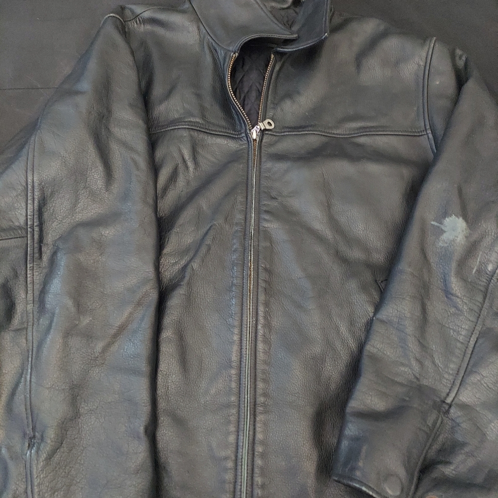 Charles Klein leather jacket